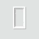 Siedle KR 611-2/1-0 SM - Rahmen - Silber - Siedle - Aluminium - Oberfl&auml;che - 131 mm