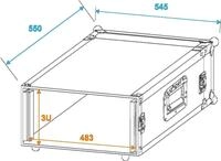 ROADINGER Verst&auml;rkerrack PR-1, 3HE, 47cm tief (3010980P)