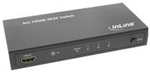 InLine&reg; HDMI Switch / Umschalter, 3 Eing&auml;nge auf 1 Ausgang, 4K2K, 3D, HD Audio