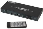 Lindy HDMI 4K UHD 4x4 Matrix - Video/Audio-Schalter - Desktop (38152)