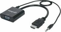 Manhattan - Videokonverter - VGA - Schwarz (151559)