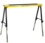 brennenstuhl Falt-Arbeitsbock MB 120 KH, schwarz-gelb standfester Stahlbock, schlag-