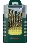 Bosch Accessories 2607017154 HSS Metall-Spiralbohrer-Set 25teilig TiN Zylinderschaft
