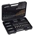 Black & Decker A7200-XJ Titanium - Schraubendreher- und Bohreinsatzset - 109 St&uuml;cke
