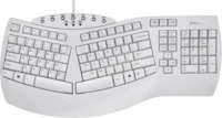 Perixx Periboard-512 USB-Tastatur Deutsch, QWERTZ, Windows&reg; Wei&szlig; Ergonomisch