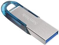 SanDisk Ultra Flair - USB-Flash-Laufwerk - 128GB - USB3.0 - Blau (SDCZ73-128G-G46B)