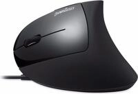 Perixx USB-Maus Optisch Perimice-513L Ergonomisch Schwarz (11516)