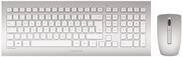 CHERRY DW 8000 - Tastatur-und-Maus-Set - kabellos - 2,4 GHz - Frankreich - wei&szlig;,