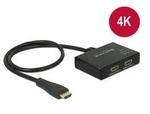 Delock HDMI Splitter 1 x HDMI in > 2 x HDMI out 4K 30 Hz (87700)