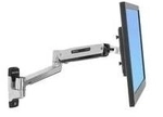 Ergotron LX Sit-Stand Wall Mount LCD Arm - Befestigungskit (Wandarm, Aufbauplatte,