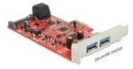 Delock PCI Express Karte > 2 x extern USB 3.0 + 2 x intern SATA 6 Gb/s - Low...