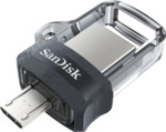 SanDisk Ultra Dual M3,0 - USB-Flash-Laufwerk - 256GB - USB3.0 / micro USB