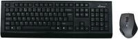 MediaRange MROS104 - Tastatur-und-Maus-Set - kabellos - QWERTY - GB - Grau, Schwarz