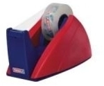 tesa Easy Cut Tischabroller, dunkelblau, unbest&uuml;ckt f&uuml;r Klebefilm 19 mm x 33 m,