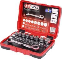 KS TOOLS 1/4 + 11 mm Durchgangs-Steckschl&uuml;ssel- und Bit-Satz, 31-tlg. (918.3050)