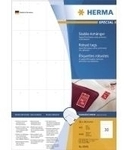 HERMA Special - Vorgeschnittene perforierte Papieretiketten - wei&szlig; - 35 x 59,4 mm