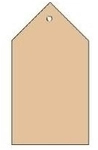 HERMA 6070, HERMA - Cardboard tags - smooth brown - 80 x 150 mm - 250 Stck. (6070)