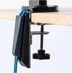 Fellowes 8042601 Klemme /Bolzen Schwarz Flachbildschirm-Tischhalterung (8042601)