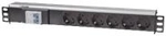 Intellinet Vertical PDU German Type - Stromverteilungseinheit (Rack - einbauf&auml;hig) -