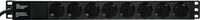 Eurolite 30240215 Stromverteilereinheit (PDU) 8 AC-Ausg&auml;nge 1U Schwarz (30240215)