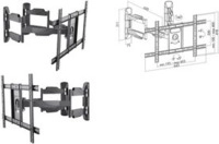 Logilink Full Motion Corner TV Wall Mount - Verstellbarer Arm f&uuml;r Fernseher und