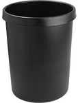 helit Papierkorb 45,0 l schwarz (H6106295)
