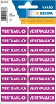 HERMA 15037, HERMA Textetiketten "Vertraulich" 12.5 x 40 mm 320 St&uuml;ck (15037)