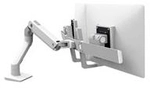 ERGOTRON HX Dual Monitor Arm in Wei&szlig; - Monitor Tischhalterung mit patentierter