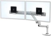 ERGOTRON LX Dual Direct Monitor Arm in Wei&szlig; - Monitor Tischhalterung mit
