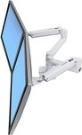 ERGOTRON LX Dual Monitor Arm in Wei&szlig; - Monitor Tischhalterung mit patentierter