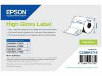 Epson C33S045719, Epson - Hochglänzende, gestanzte Etiketten - 102 x 152 mm 3200