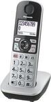 Panasonic KX-TGE510 - Schnurlostelefon mit Rufnummernanzeige - DECTGAP - Schwarz,