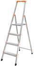 Krause Solidy - Stufenleiter - 4 Stufen - Arbeitsh&ouml;he: 2.85 m - Aluminium (126221)