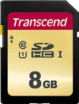8GB UHS-I U1 SD Card MLC - High Capacity SD (SDHC) (TS8GSDC500S)
