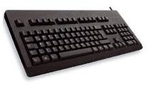 Cherry Classic Line G80-3000 - Tastatur - PS/2, USB - 105 Tasten - Schwarz - Deutsch