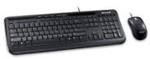 Microsoft Wired Desktop 600 US, Keyboard and optical Mouse, black (APB-00006)