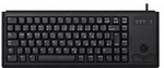 CHERRY Compact-Keyboard G84-4400 - Tastatur - USB - Deutschland - Schwarz