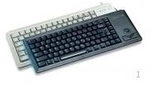 Cherry Compact-Keyboard G84-4400 - Tastatur - PS/2 - Deutschland - Schwarz