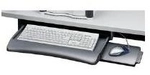 Fellowes UnderDesk Keyboard Manager - Tastaturschublade mit Mausablage - Platin