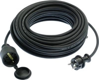 as - Schwabe 60315 Strom Verl&auml;ngerungskabel 16 A Schwarz 15 m (60315)