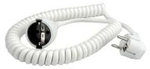 Schuko-Spiralverl. 230V/16A, wei&szlig;, 4m (672.281)
