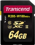Transcend 700S - Flash-Speicherkarte - 64GB - Video Class V90 / UHS-II U3 / Class10 -
