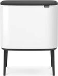 Brabantia 313547 M&uuml;lleimer 34 l Rechteckig Kunststoff Wei&szlig; (31 35 47)
