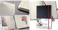 sigel Notizbuch Conceptum, DIN A4, kariert, schwarz/rot Red Edition, edle