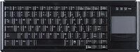 Tast Active Key AK-4400 Ultraflache Touchpad Tastatur USB schwarz (DE)