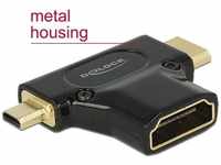 Delock 65666, DeLOCK Adapter High Speed HDMI with Ethernet - HDMI-A female > HDMI