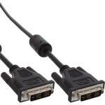 InLine&reg; DVI-D Kabel, digital 18+1 St/St, Single Link, 2 Ferritte, 10m (17767)