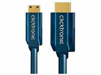 Clicktronic 70322, Clicktronic Mini-HDMI+Adapterkabel m. Ethernet(HDMI A/HDMI...