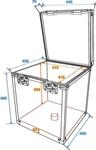 Transportcase f&uuml;r Spiegelkugel 40cm (31000430)