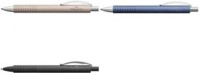 FABER-CASTELL Kugelschreiber Essentio Aluminium, ros&eacute; mit Druckmechanik, Schaft aus